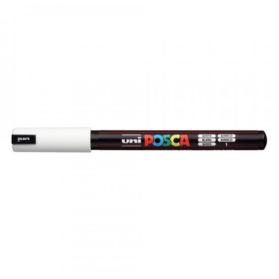 POSCA marqueurs  «Peinture acrylique» couleurs «Pointe extra-fine Blanc 0.7 mm»  1 pièce